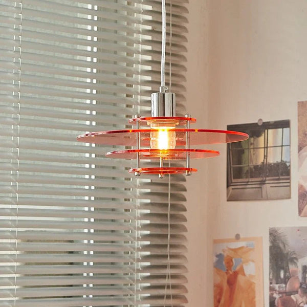 Moderne Ufo-Vormige Kroonluchter Vintage Hanglamp