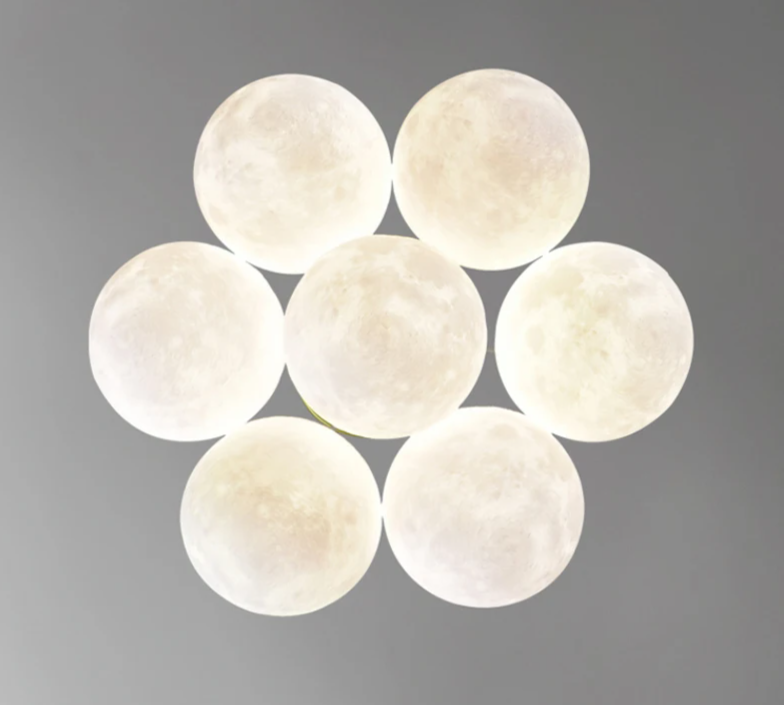 DreamGlow KidsChandelier – Moderne 3D-Print Kinderkamer Hanglamp - hanglampen - detail