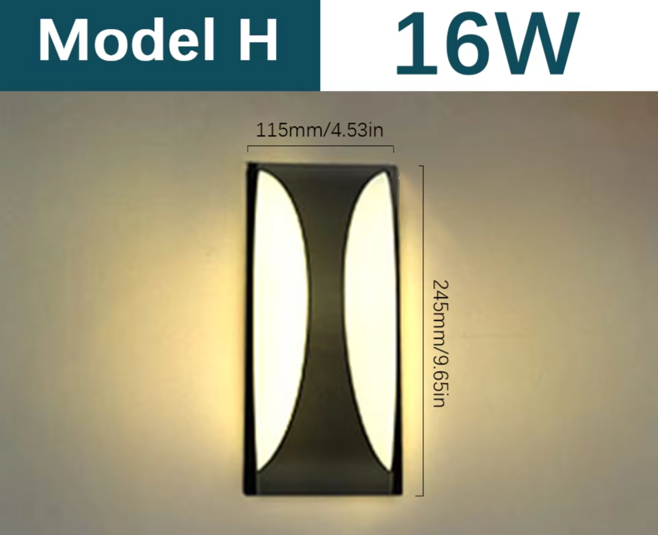 SENSOLUX Radar Sensor LED Wandlamp - wandlamp - zijaanzicht