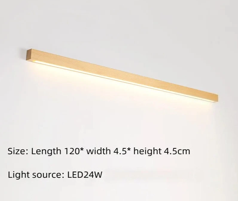 ZenLuma Japanse Houten Wandlamp - wandlamp - zijaanzicht