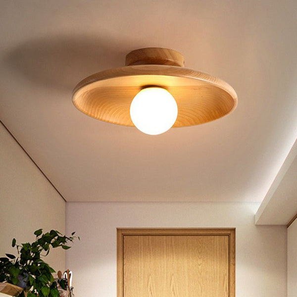 Ondiepe Komvormige Plafondlamp - plafondlamp - detail