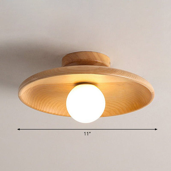 Ondiepe Komvormige Plafondlamp - plafondlamp - in de kamer