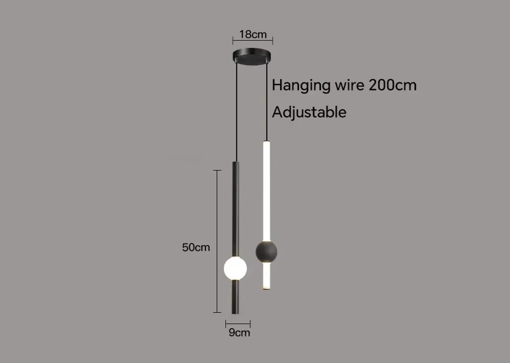 Lumenis Geometrische LED Hanglamp - hanglampen - close-up
