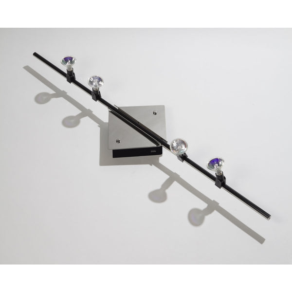 Betec Leuchten Manufactur - Galaxis-Line Rail Plafondlamp Led Zwart-Goud 1M