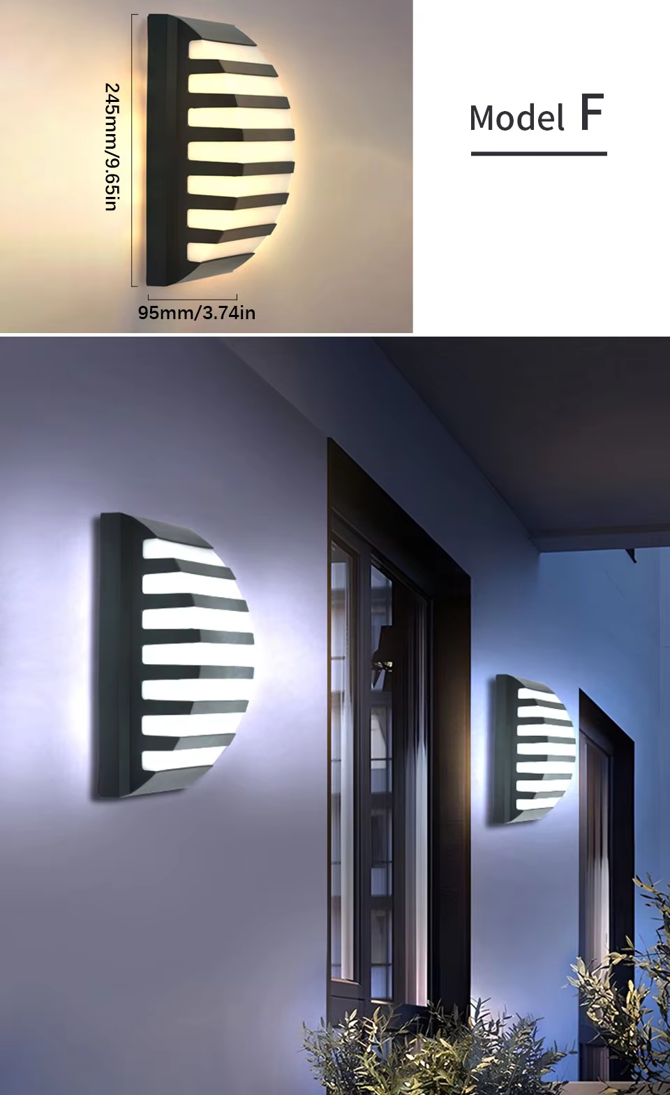 SENSOLUX Radar Sensor LED Wandlamp - wandlamp - sfeerbeeld