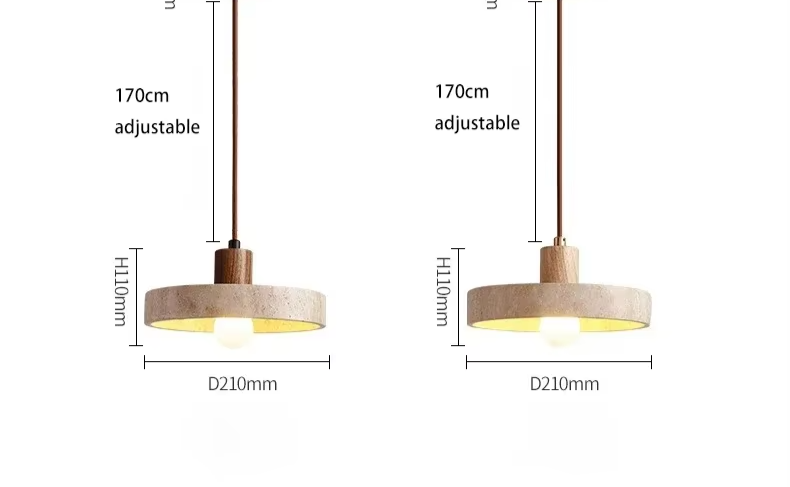 Japans Design Hanglamp - hanglampen - afmetingen