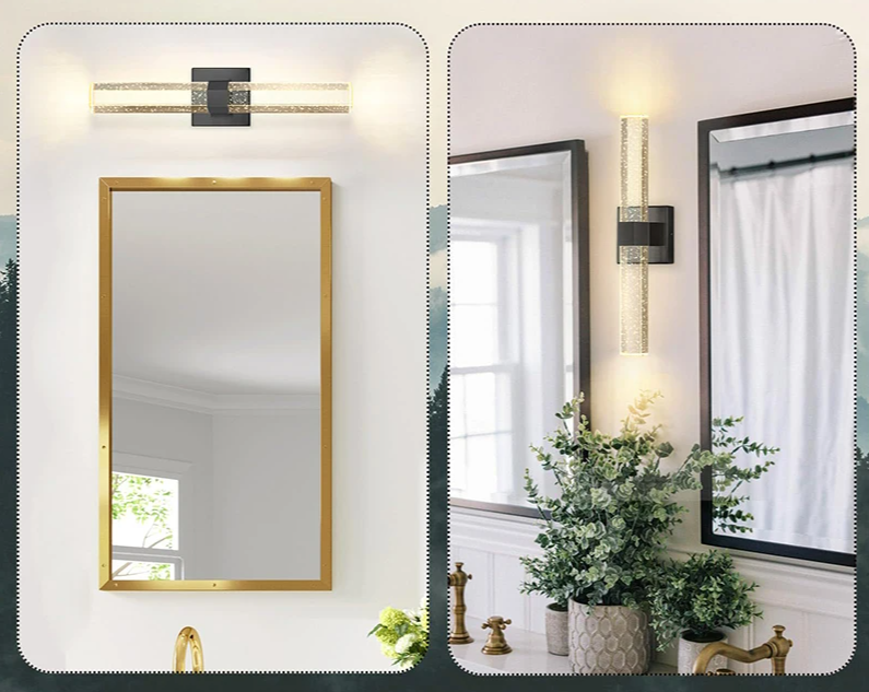 AuroraLux Bubble Wandlamp – Luxe Gouden LED
