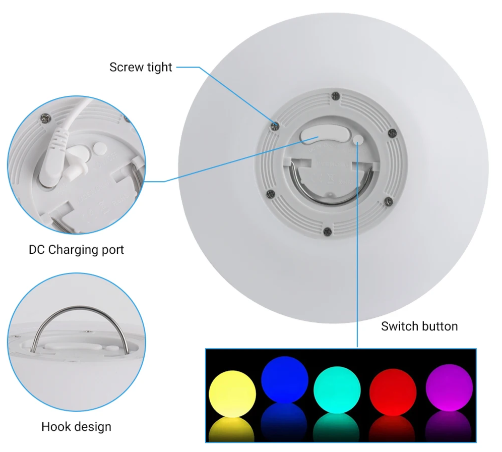 LUMIBALL Drijvende LED Ballen - buitenverlichting - close-up
