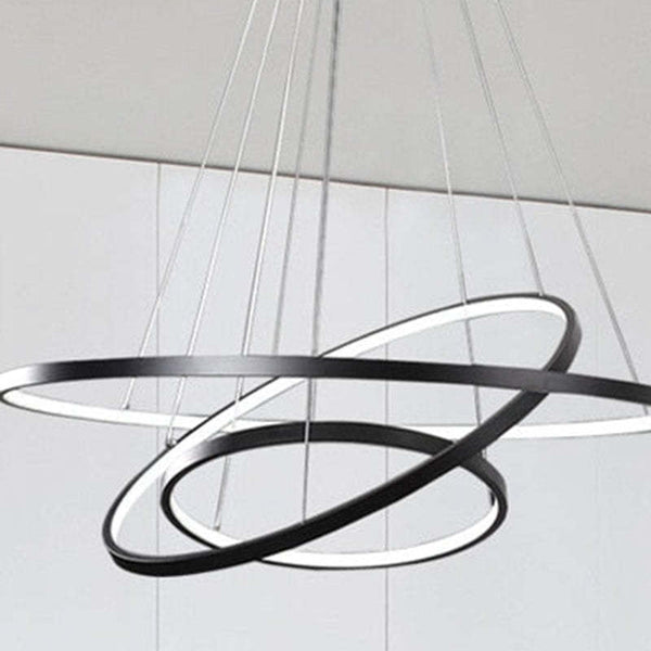 Moderne Plafondlamp Met 3 Ringen - hanglampen - gemonteerd