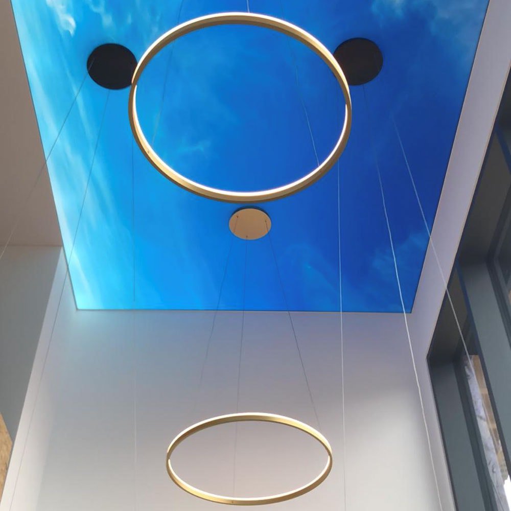Skapetze - S.Luce Ring 80 Direct Of Indirect Led Pendelarmatuur - hanglampen - materiaaldetail
