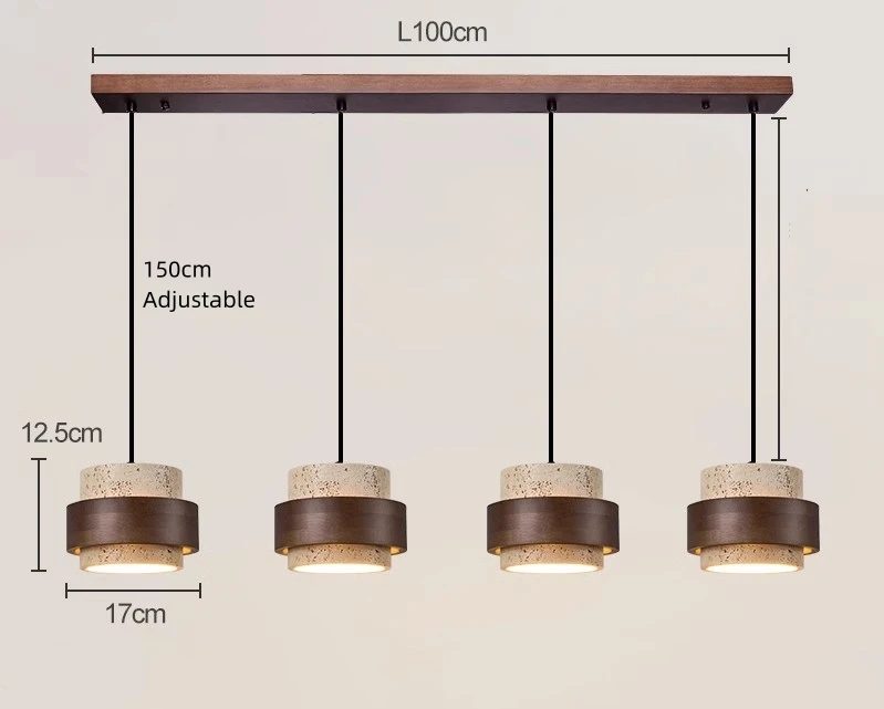 LumiStone Natuursteen LED Hanglamp - hanglampen