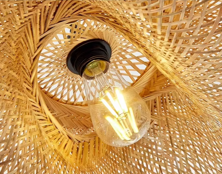 TropicalBreeze Bamboe Hanglamp - hanglampen - gemonteerd
