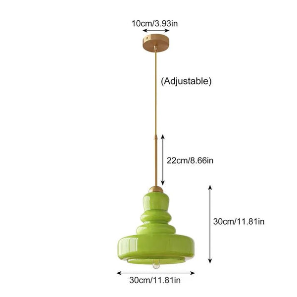 Bauhaus Glazen Hanglamp - hanglampen - in de kamer