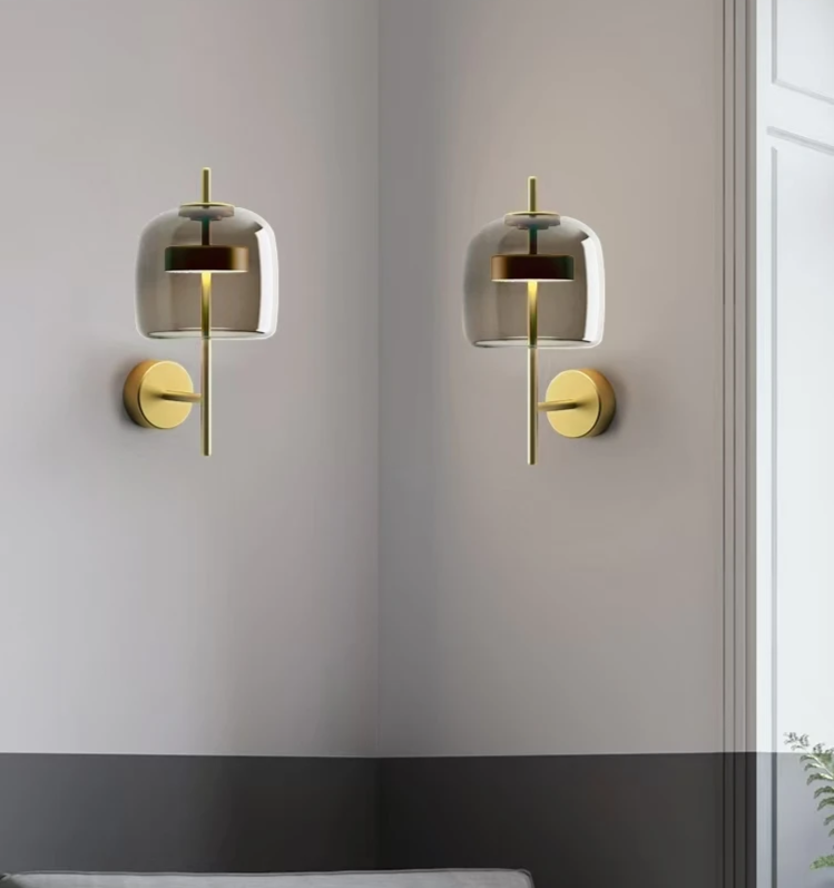 LumiVerre – Elegante Glazen Wandlamp - wandlamp