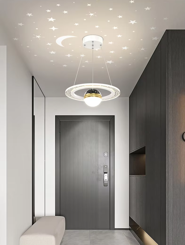 LunaNova LED Plafondlamp met Sterrenprojectie - hanglampen - materiaaldetail