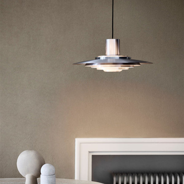 Scandinavische Moderne Hanglamp Van Aluminium - hanglampen - detail