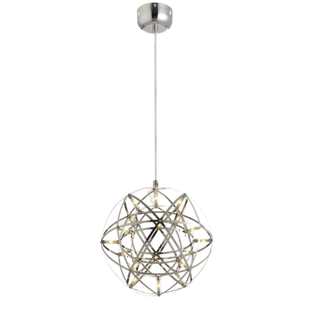 Skapetze - S.LUCE Pro Atom 30 Dimbare LED Hanglamp Metalen Bol - hanglampen - sfeerbeeld