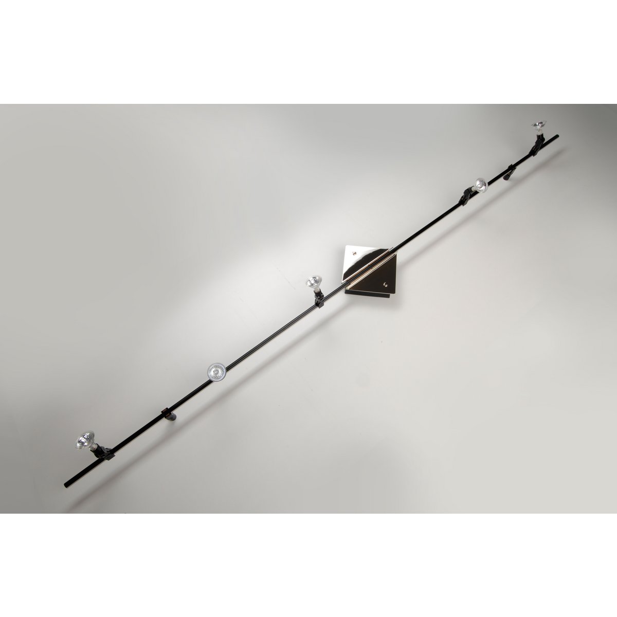 Betec Leuchten Manufactur - Galaxis-Line Rail Plafondlamp Led Zwart-Goud 1M - wandlampen - detail