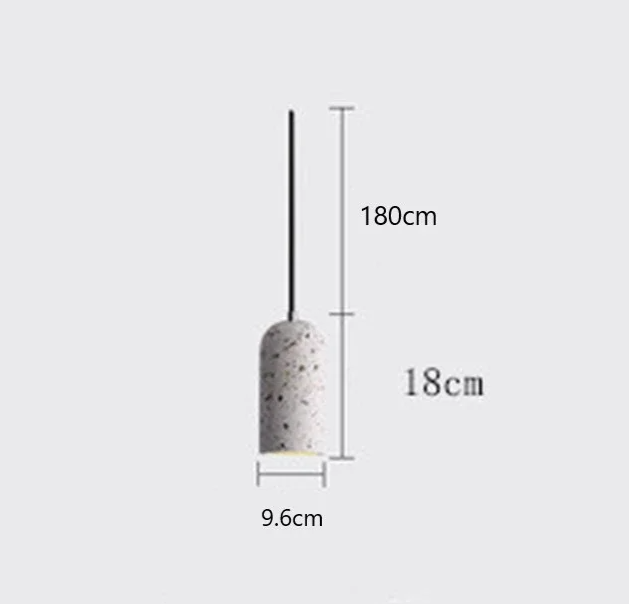 CementoLux – Handgemaakte Cement Hanglamp met LED