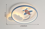 DreamGlow Dimbare Kinderkamer LED Plafondlamp met Afstandsbediening