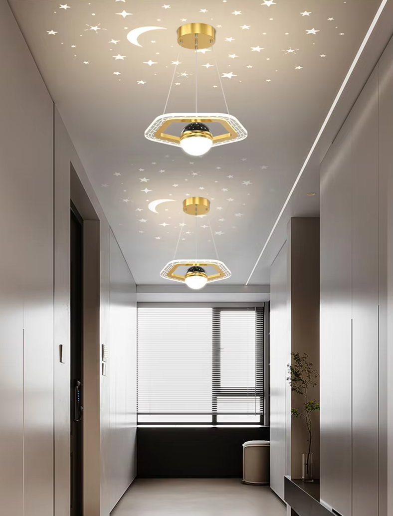 LunaNova LED Plafondlamp met Sterrenprojectie - hanglampen