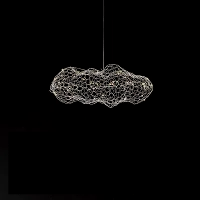 Deense Designer IJzeren Mesh Wolk Hanglamp