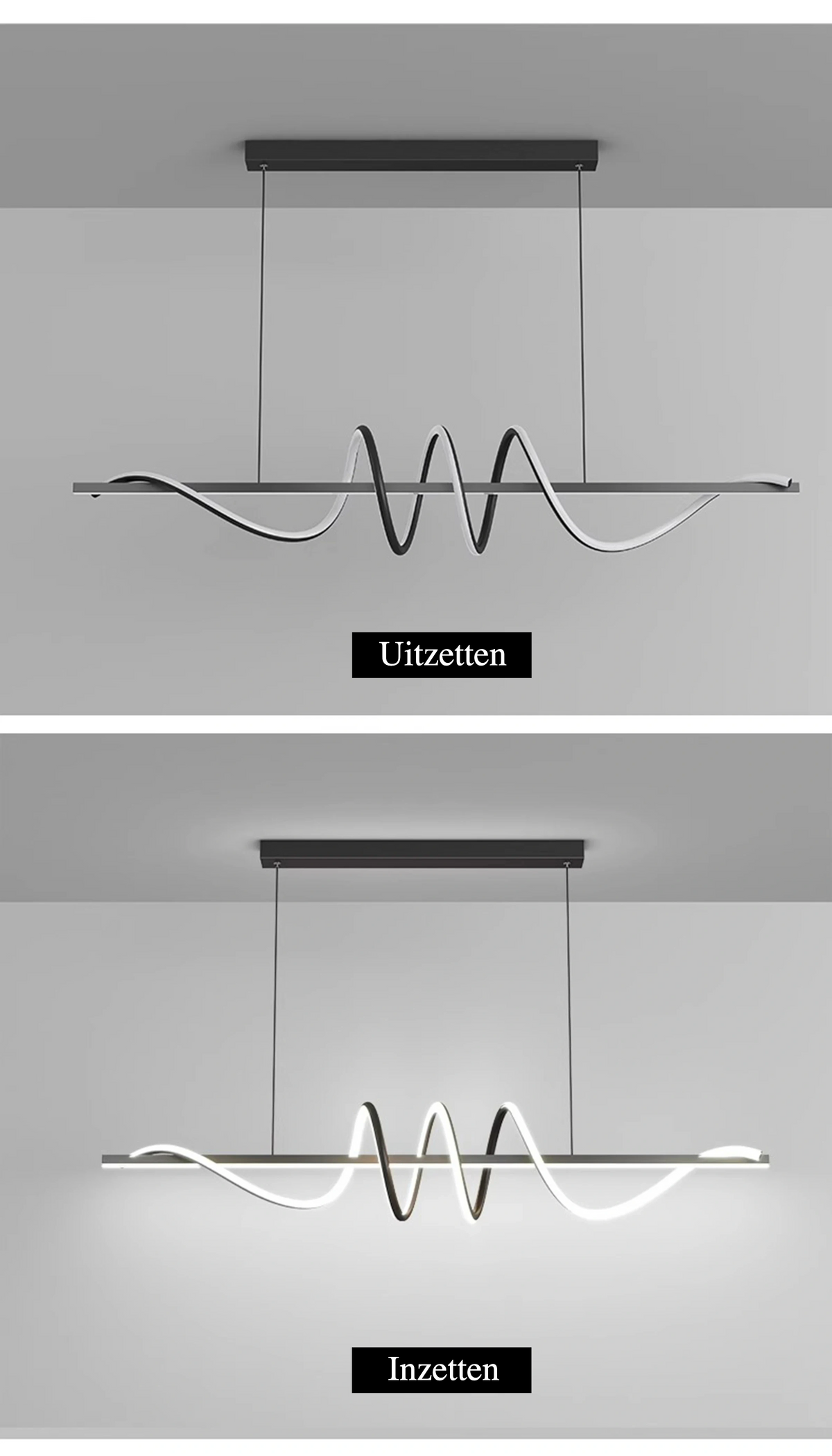 Moderne Dimbare LED Hanglamp - hanglampen - materiaaldetail