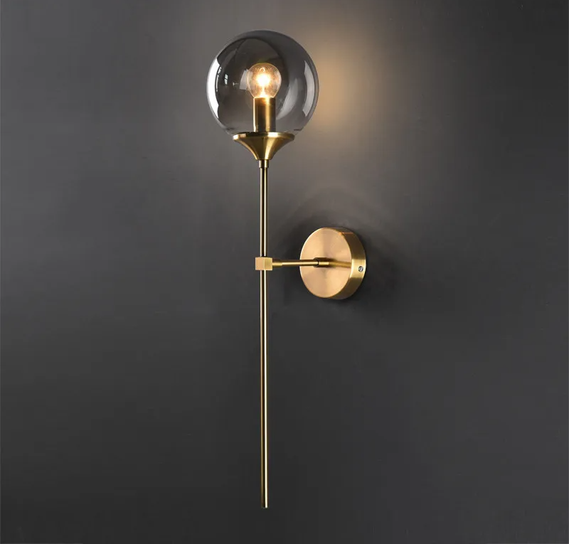 LumoNord Glasbol LED Wandlamp - wandlamp - sfeerbeeld