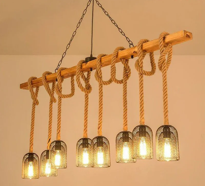 RusticaTone – Amerikaanse Country Hanglamp - hanglampen - materiaaldetail