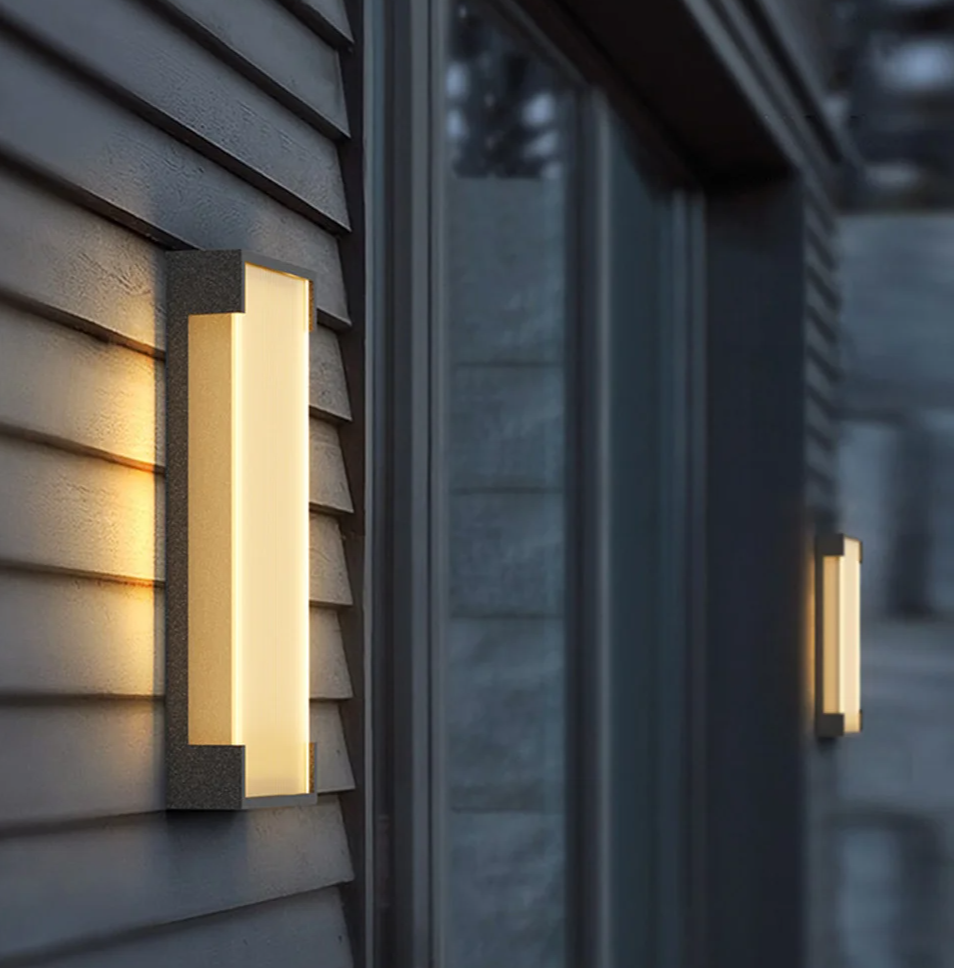 SolarSteel Wandlamp – Zonne-energie Buitenlamp in RVS - buitenverlichting - detail