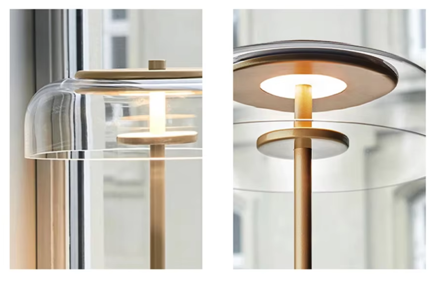 Aurélo – Designer Tafellamp van Glas met LED in Postmoderne Stijl - tafellampen - verlicht