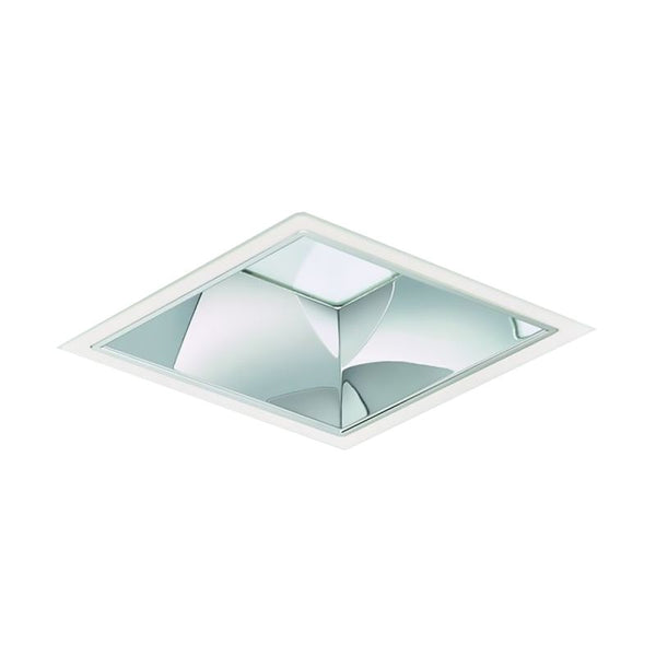 Philips LED Downlight LuxSpace Vierkant DN572B 10.3W 1350lm 80D - 840 Koel Wit | 214mm - Aluminium Reflector