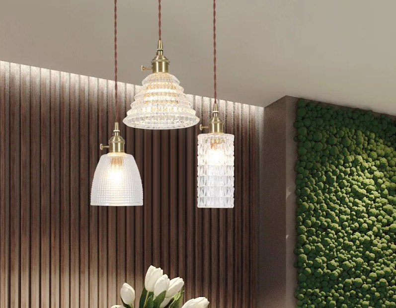 AeroNord LumiSphere Hanglamp – Nordic Japan Stijl Glazen Pendant - hanglampen - close-up
