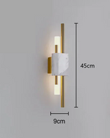 Modern Luxe Marmeren LED Wandlamp