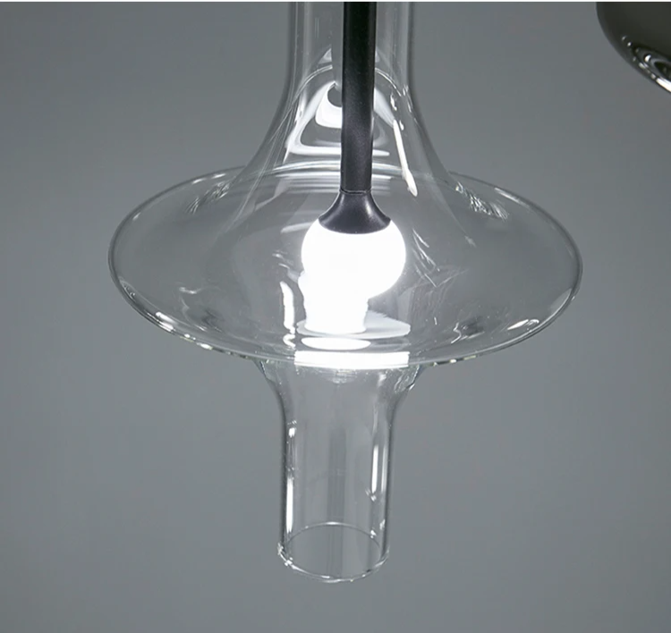 LuxuraSphere Postmoderne Nordic Glas Hanglamp - hanglampen - close-up