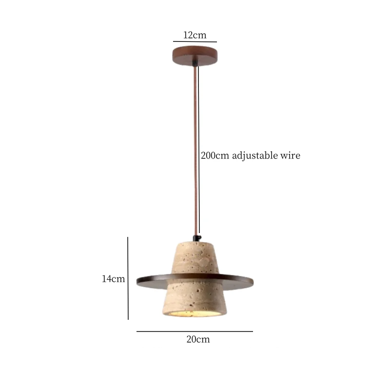 ZenAura Japanse Wabi-Sabi LED Hanglamp