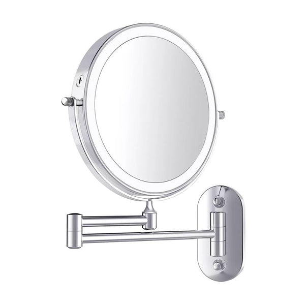 Chroomzilver Oplaadbare Led Vergrotende Spiegel Voor Make-Up En Badkamer - wandlampen - in de kamer