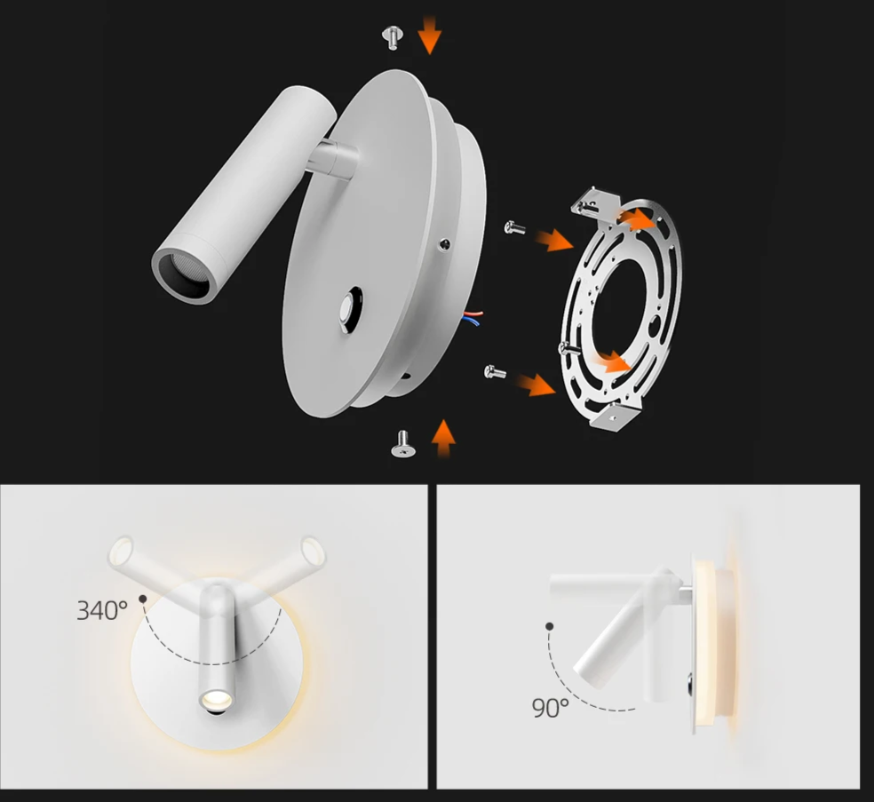 Aisilan TouchGlow LED Wandlamp - wandlamp - in de kamer