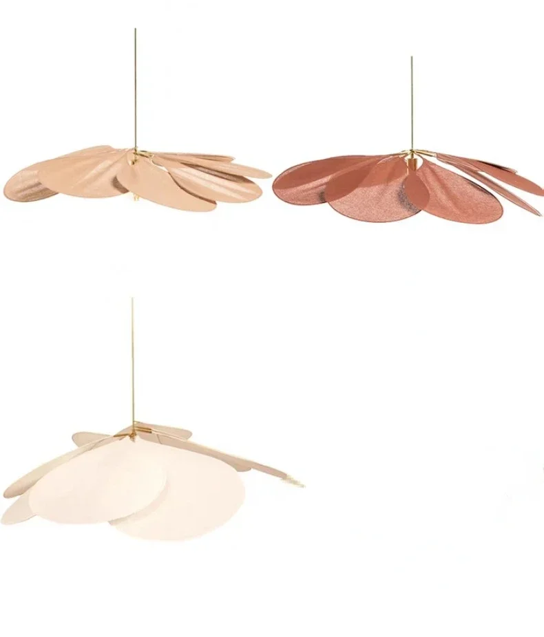 LumaFlora Petal Light – Stoffen Kunst Hanglamp met Kleurrijke Bloembladen