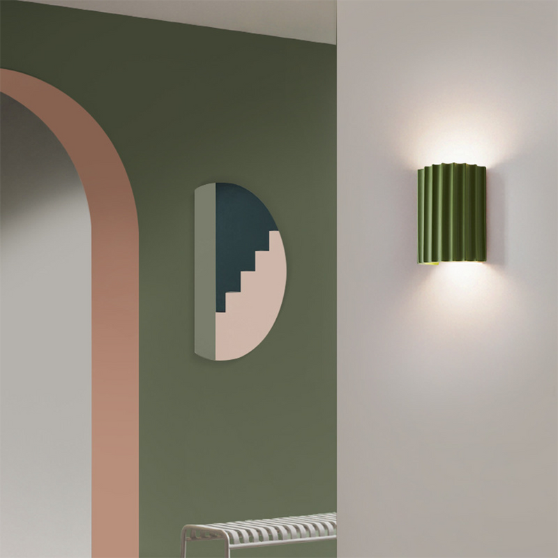 Moderne Halfronde Wandlamp Van Hars Voor De Woonkamer