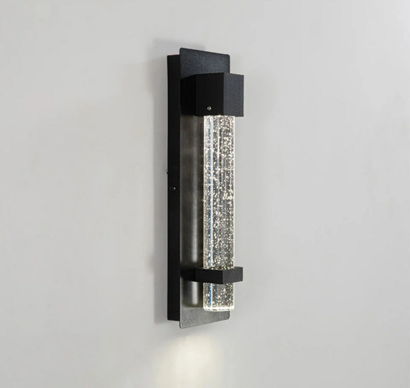 CrystalLux Buitenwandlamp – Moderne Waterdichte Wandverlichting met K9 Kristal & Anti-Roest Aluminium