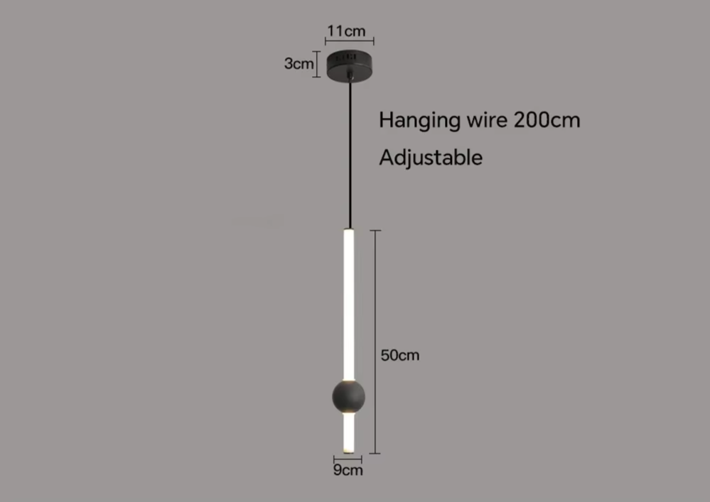 Lumenis Geometrische LED Hanglamp - hanglampen - zijaanzicht
