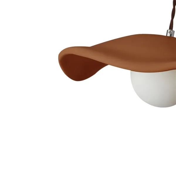 Creatieve Wabi Sabi Eetkamer Hanglamp Met Lotusbladeren - hanglampen - detail