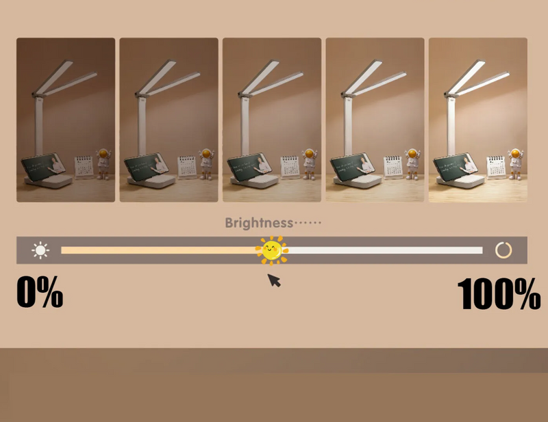 LumoFlex – Oplaadbare LED Bureaulamp met Touchbediening & Vouwbaar Design