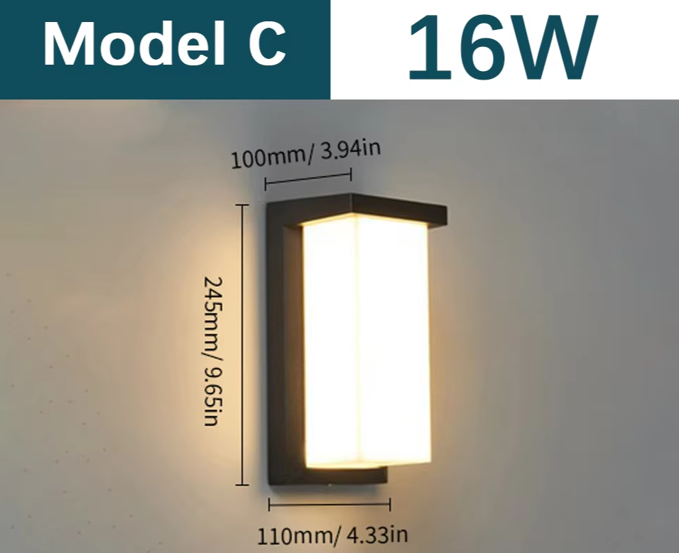 SENSOLUX Radar Sensor LED Wandlamp - wandlamp - verlicht