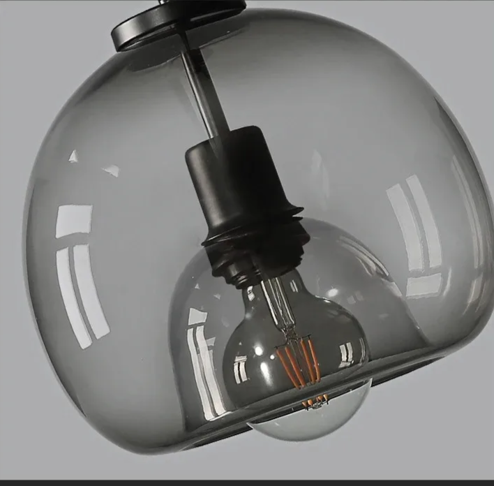 Aurora Glass Pendant Light - hanglampen - verlicht