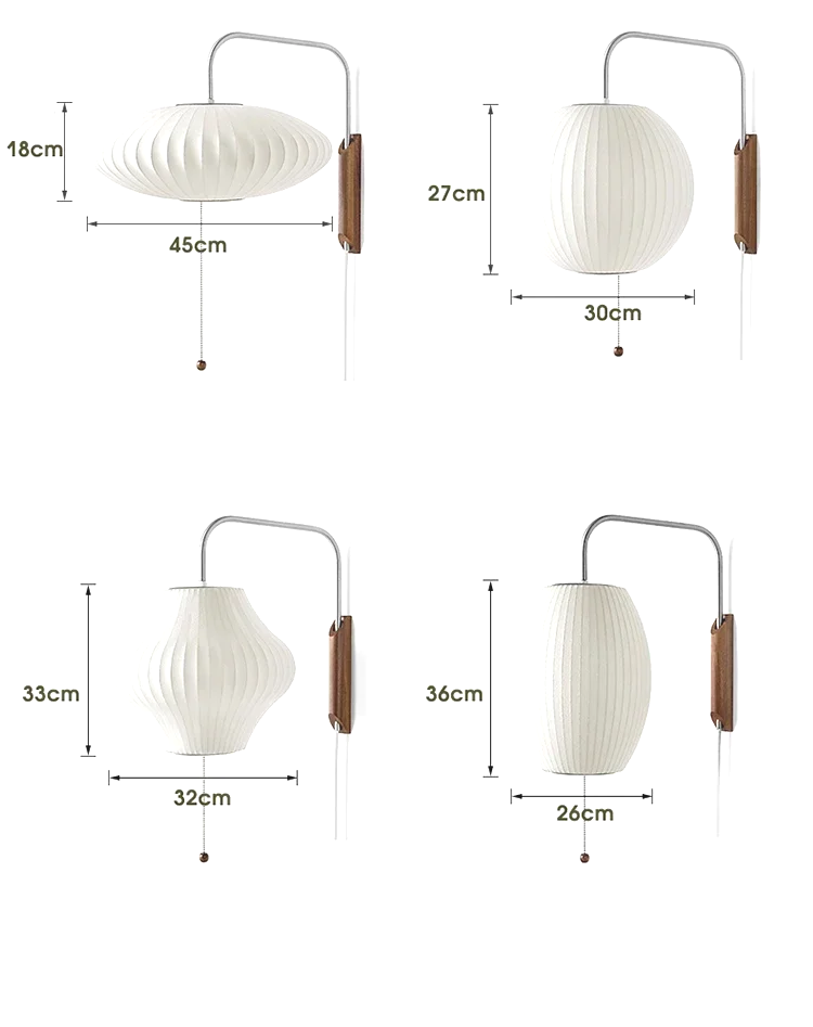 SakuraSilk – Japanse Handgeweven Zijde Wandlamp