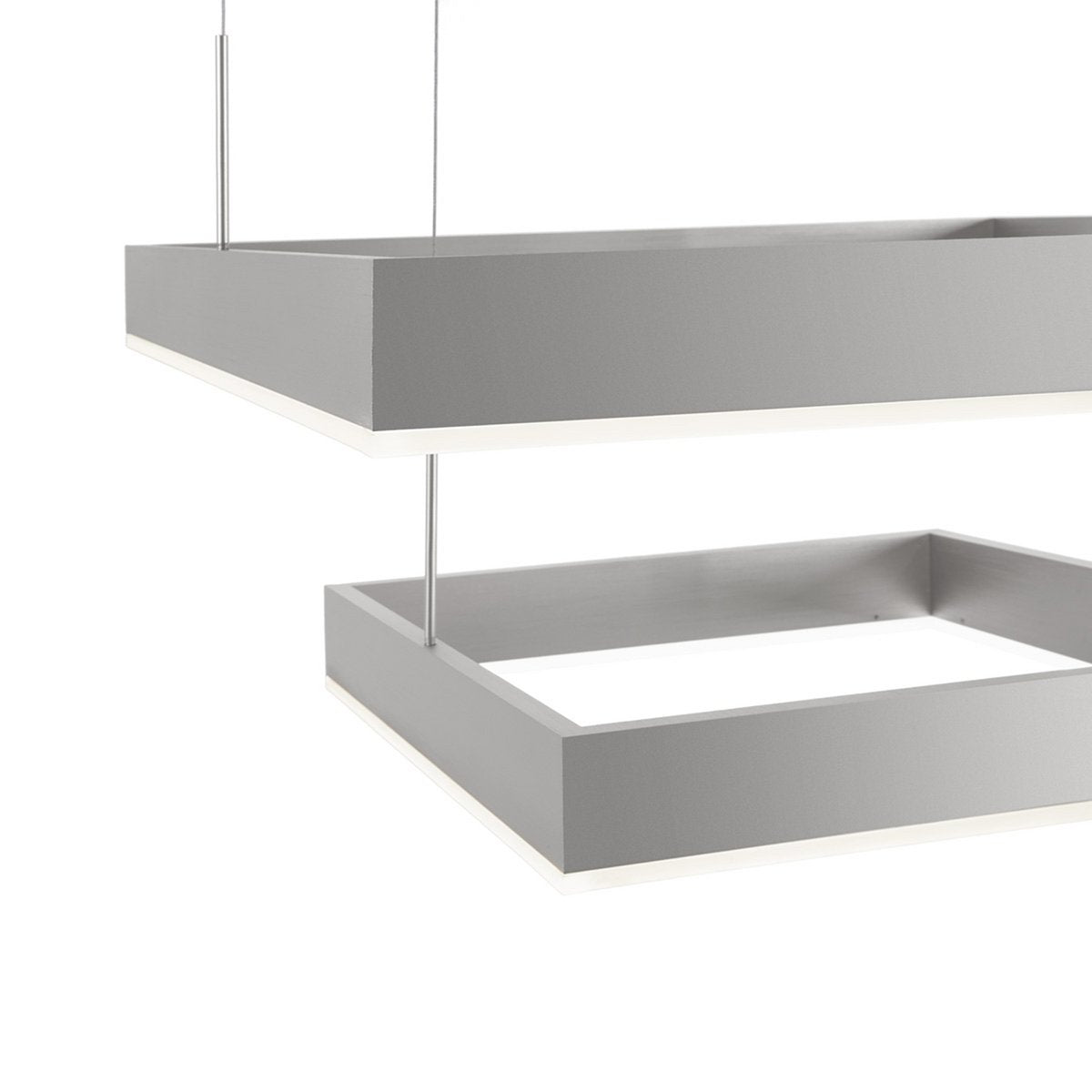 Alexandra Thai - Plafondlamp 60X60X120 Zilver Metaal - plafondlampen