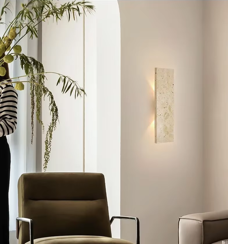 NATURGLO Waterdichte Natuursteen Wandlamp