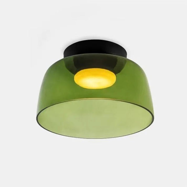 Scandinavische Designer Creatieve Persoonlijkheid Middeleeuwse Glazen Plafondlamp - plafondlamp - in de kamer